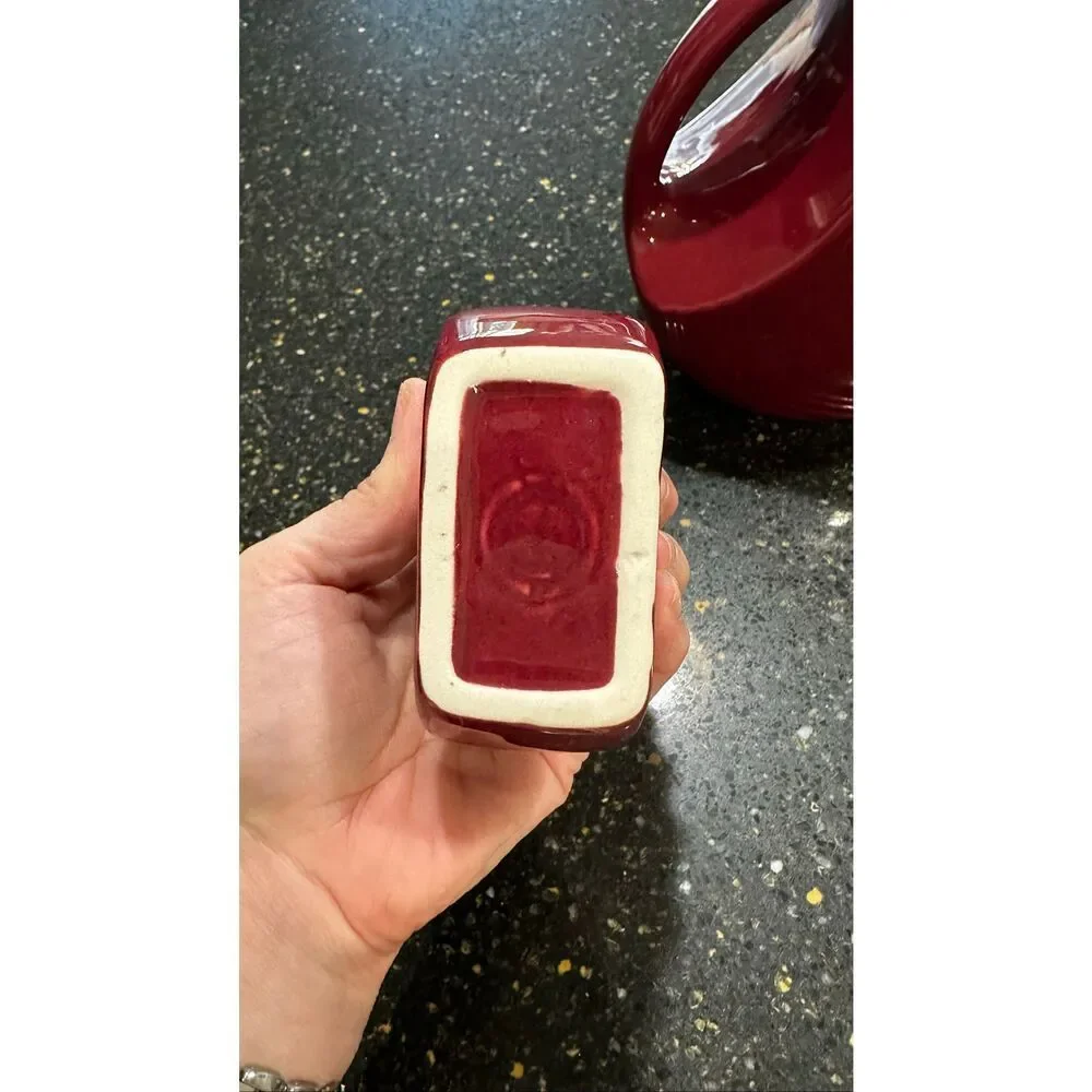 Fiesta Cinnabar Large and Mini Disc Pitcher